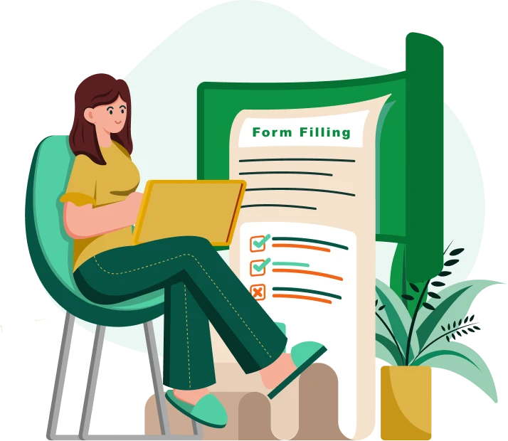form-filling-to-receive-psychotherapy-illustration